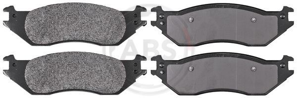 Zestaw klocków hamulcowych, hamulce tarczowe A.B.S. 38443