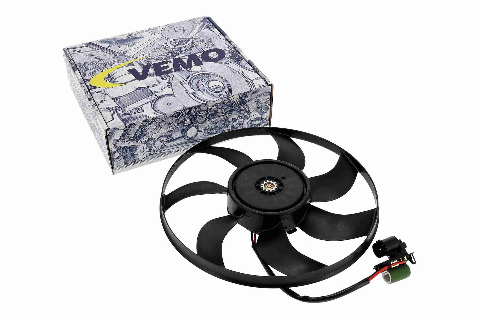 Moteur électrique, ventilateur pour radiateurs
