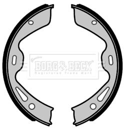 Zestaw szczęk hamulcowych, hamulec postojowy BORG & BECK BBS6474