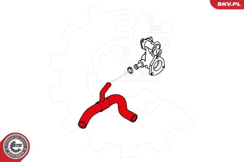 Radiatora cauruļvads