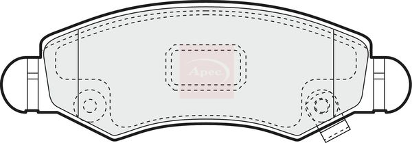 Apec - Front Brake Pad Set