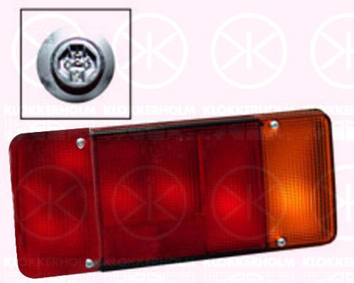 Lampa tylna zespolona KLOKKERHOLM 20330703