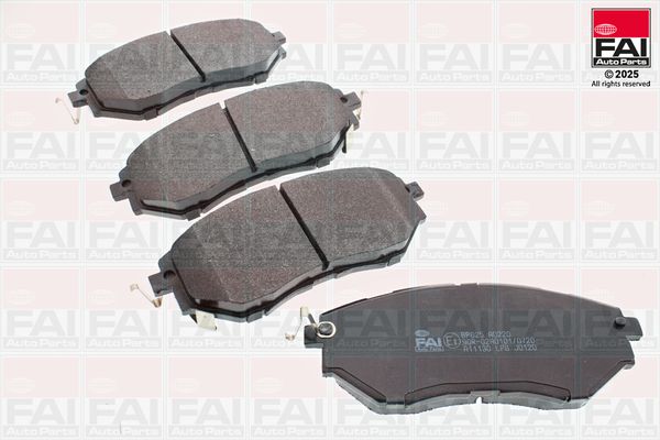 Zestaw klocków hamulcowych, hamulce tarczowe FAI AUTOPARTS BP625