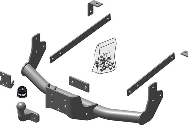 Zestaw zaczepu przyczepy BRINK 504100