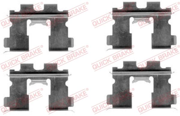 Set accesorii, placute frana QUICK BRAKE 109-1163