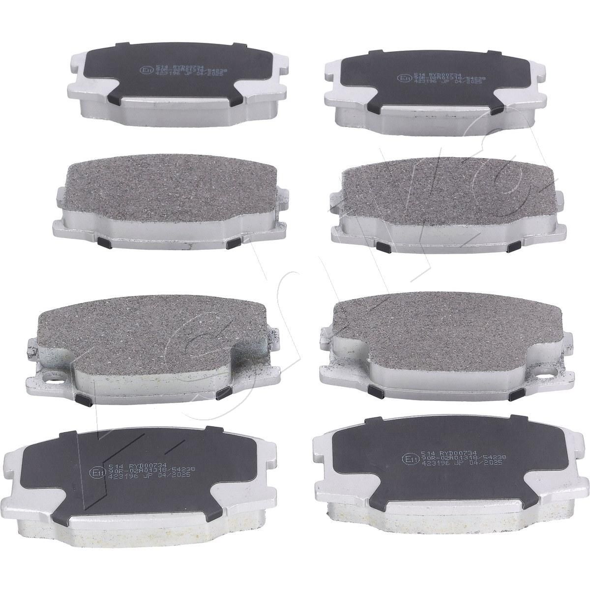 set placute frana,frana disc ASHIKA 50-05-514