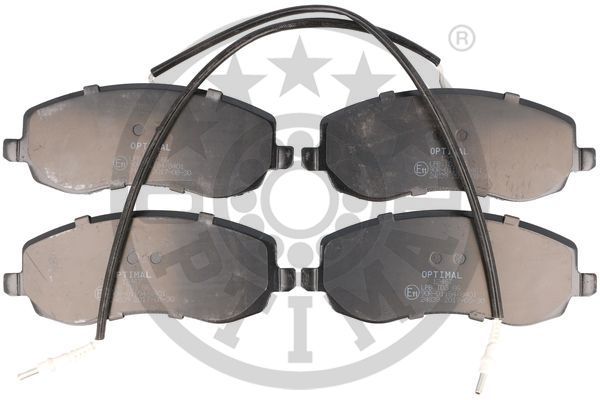Zestaw klocków hamulcowych, hamulce tarczowe OPTIMAL BP-12467