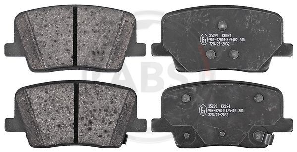Zestaw klocków hamulcowych, hamulce tarczowe A.B.S. 35290
