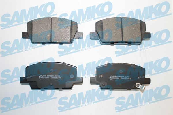 Sada brzdových destiček, kotoučová brzda SAMKO 5SP2115