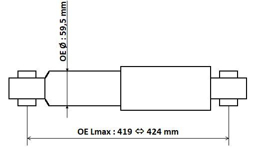 Tlmič pérovania KYB 3450001