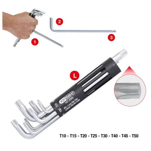 Set surubelnite unghiulare KS TOOLS 151.2300