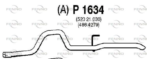 Rura wydechowa FENNO P1634