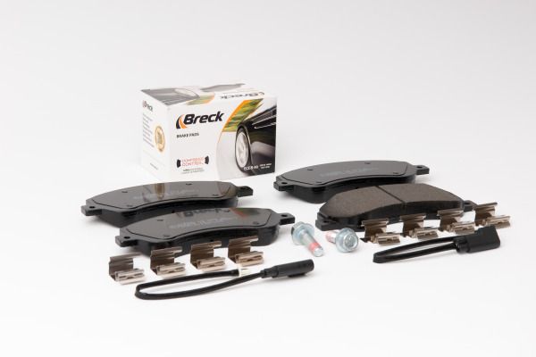 Levně Sada brzdových destiček, kotoučová brzda BRECK 24484 00 703 10
