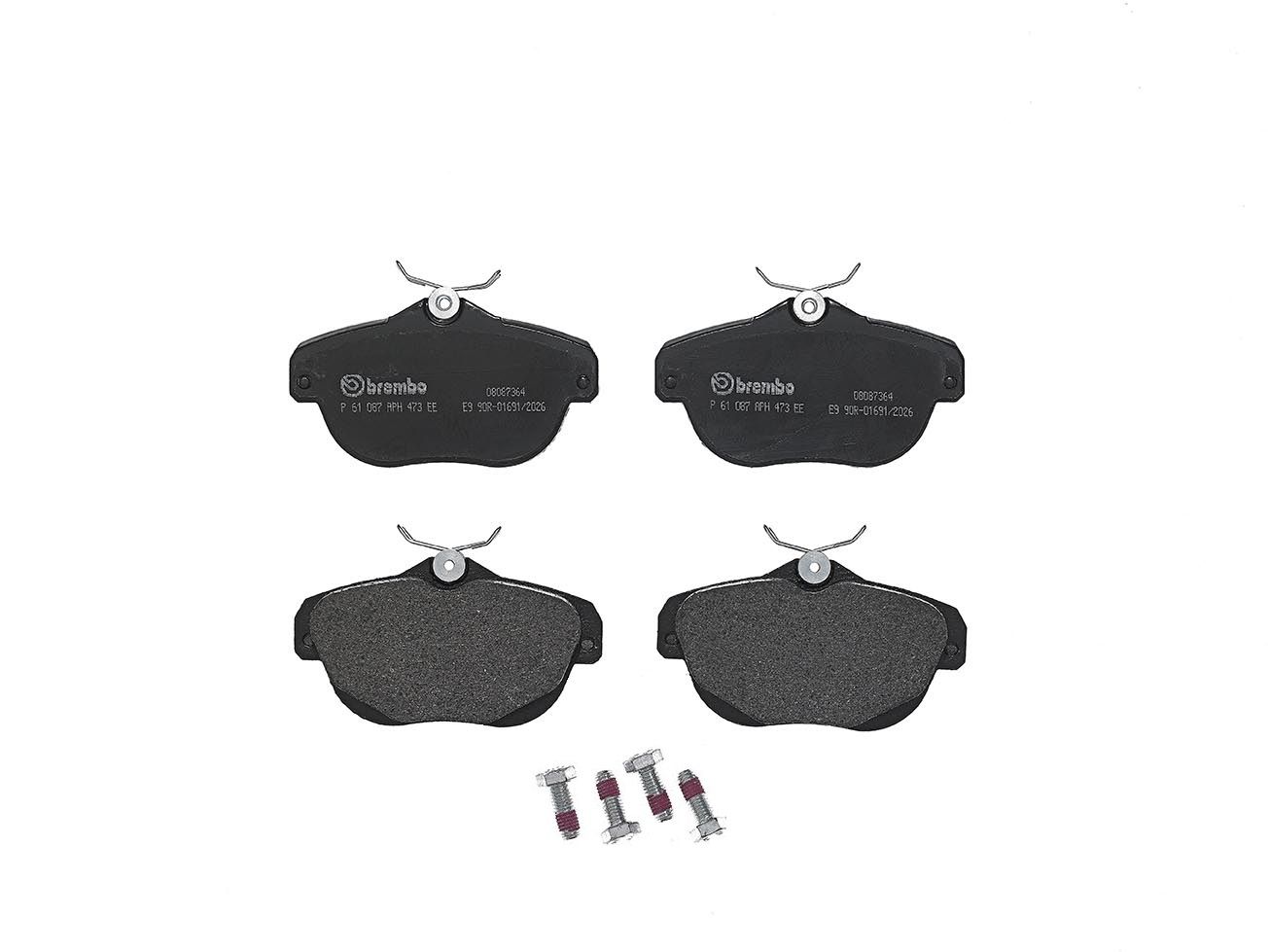 set placute frana,frana disc BREMBO PRIME LINE P 61 087