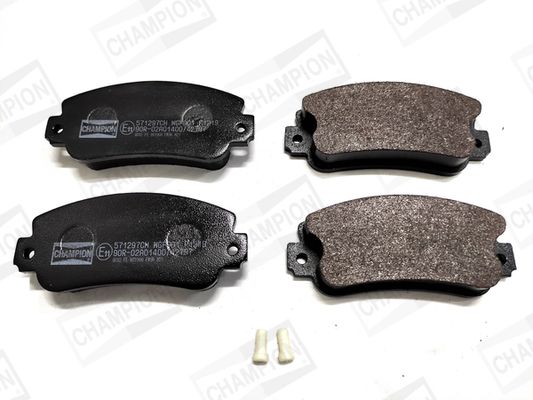 Zestaw klocków hamulcowych, hamulce tarczowe CHAMPION 571297CH
