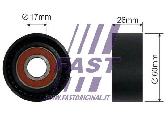 Rolka napinacza, pasek klinowy wielorowkowy FAST FT44565