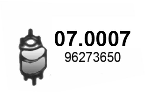 Katalizator ASSO 96273650