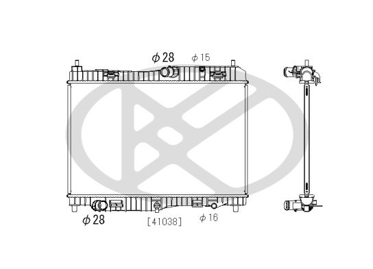 Radiator, racire motor KOYORAD PL322528
