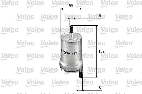 Palivový filter VALEO 587021
