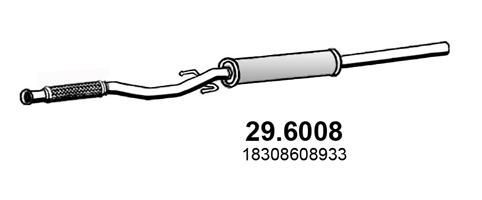 Tłumik środkowy ASSO 29.6008