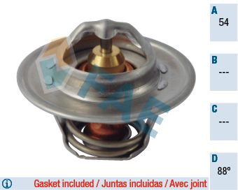 Termostat, chladivo FAE 5203488