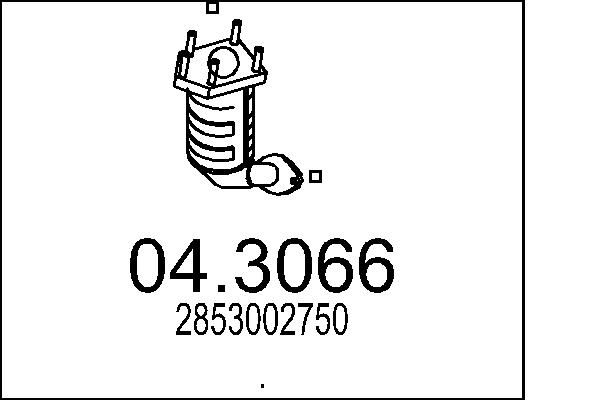 Katalizator MTS 2853002750