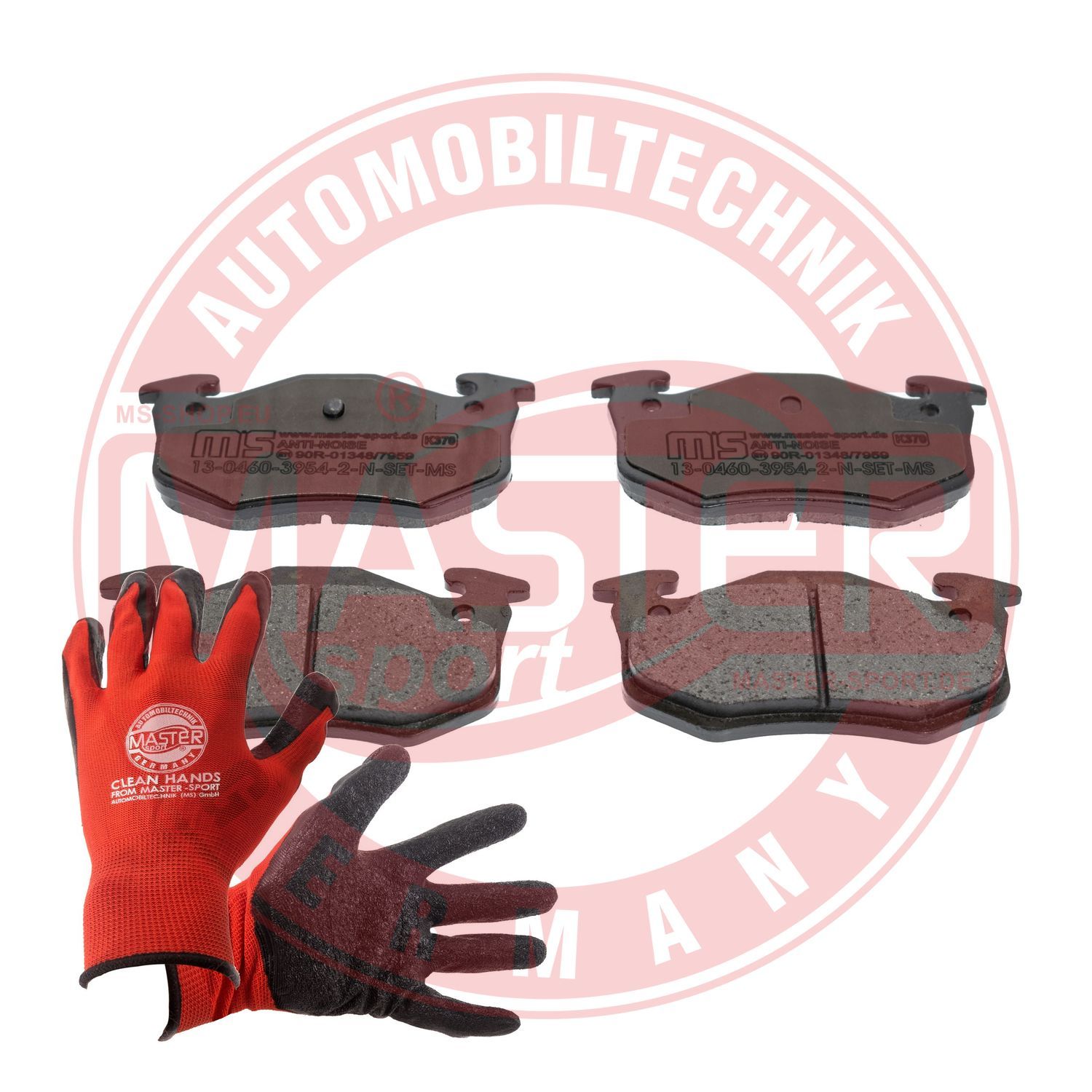 Zestaw klocków hamulcowych, hamulce tarczowe MASTER-SPORT GERMANY 13046039542N-SET-MSP