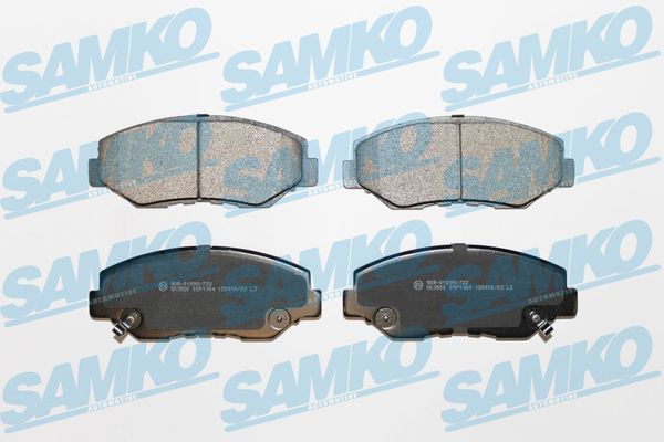 Sada brzdových destiček, kotoučová brzda SAMKO 5SP1364