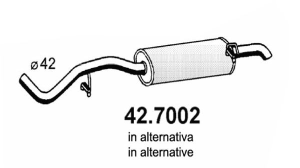Tłumik końcowy ASSO 42.7002
