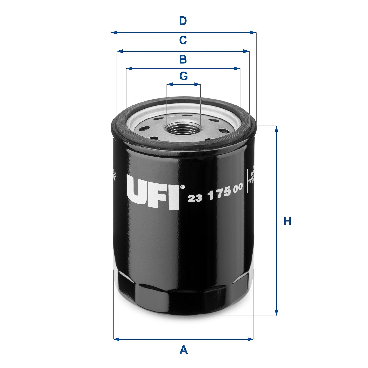 Olejový filter UFI 23.175.00