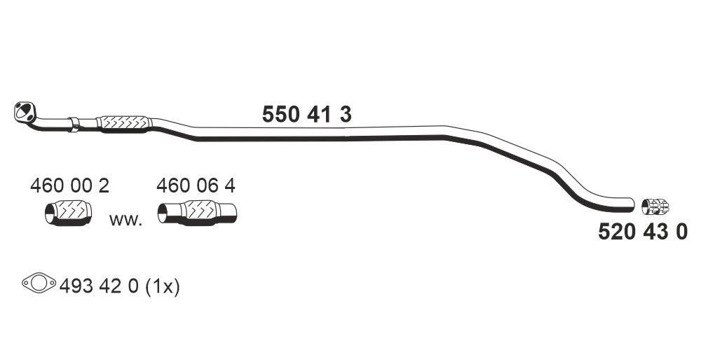 Racord evacuare ERNST 550413