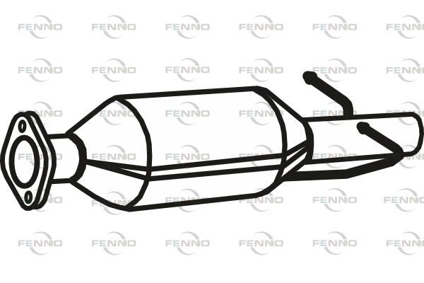 Filtr sadzy / filtr cząstek stałych, układ wydechowy FENNO 1485449