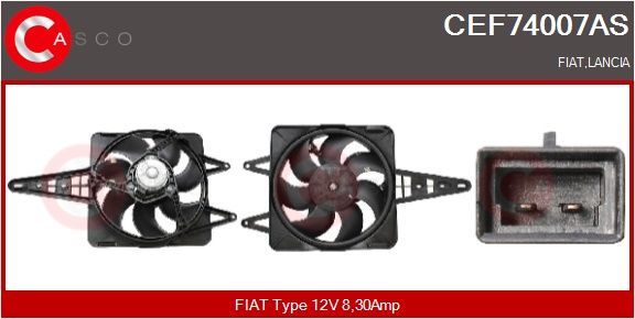 Elektromotor, větrák chladiče CASCO CEF74007AS