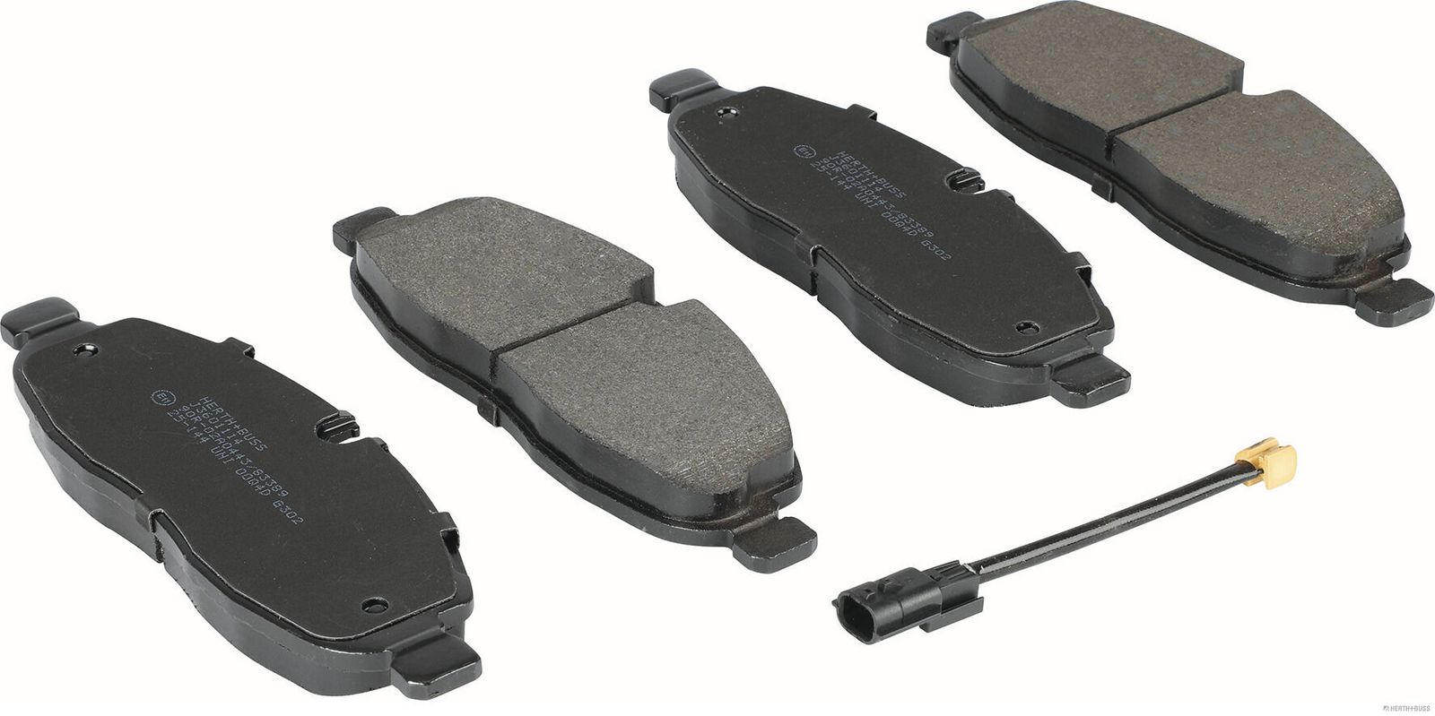 set placute frana,frana disc HERTH+BUSS JAKOPARTS J3601114