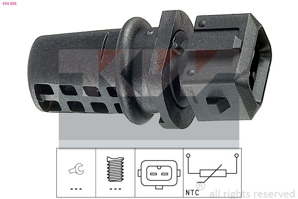 Czujnik, temperatura powietrza dolotowego KW 494 008
