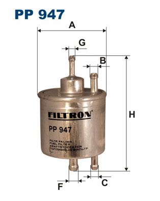 Filtr paliwa FILTRON PP 947