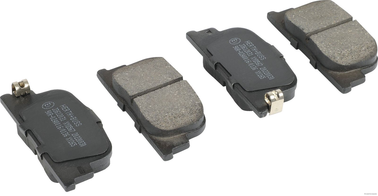 set placute frana,frana disc HERTH+BUSS JAKOPARTS J3612031