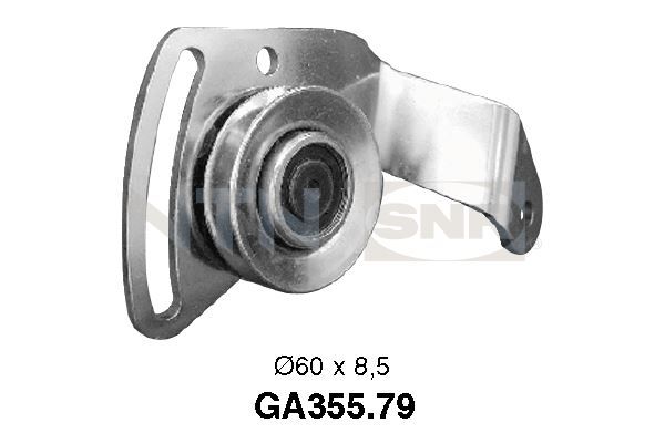 Rolka napinacza, pasek klinowy wielorowkowy SNR GA355.79
