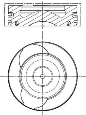 Tłok MAHLE 021 PI 00128 000