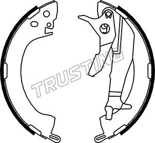Zestaw szczęk hamulcowych TRUSTING 064.154Y
