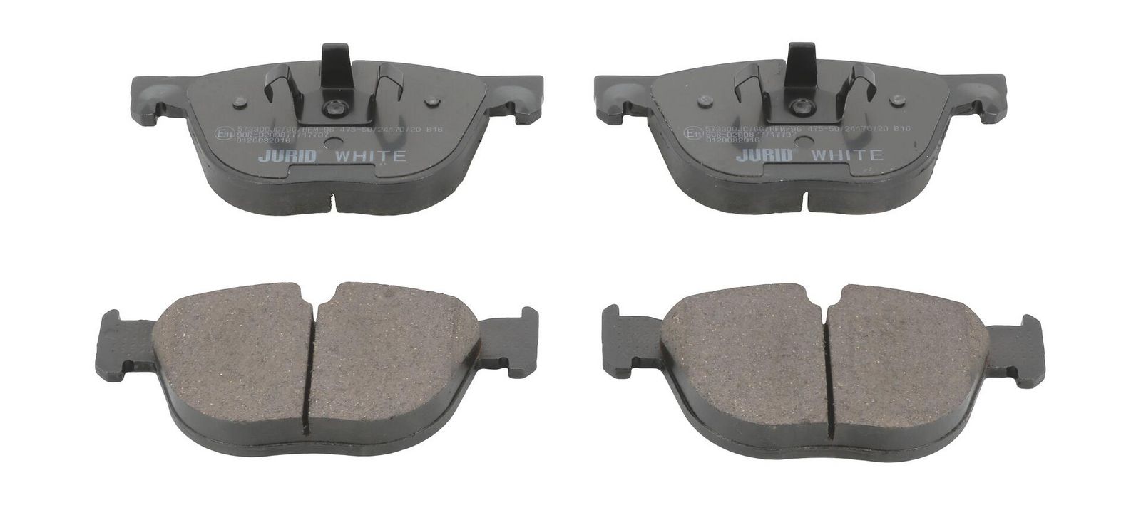 set placute frana,frana disc JURID 573300JC