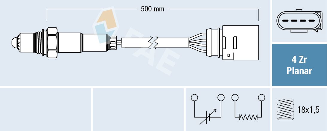 Sonda Lambda FAE 77202