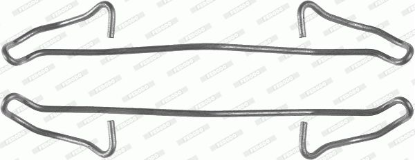 Zestaw akcesoriów, klocki hamulcowe FERODO FBA500