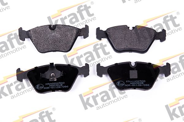 Sada brzdových destiček, kotoučová brzda KRAFT AUTOMOTIVE 6002500