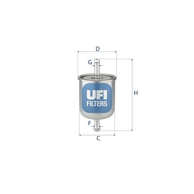 Palivový filter UFI 31.529.00