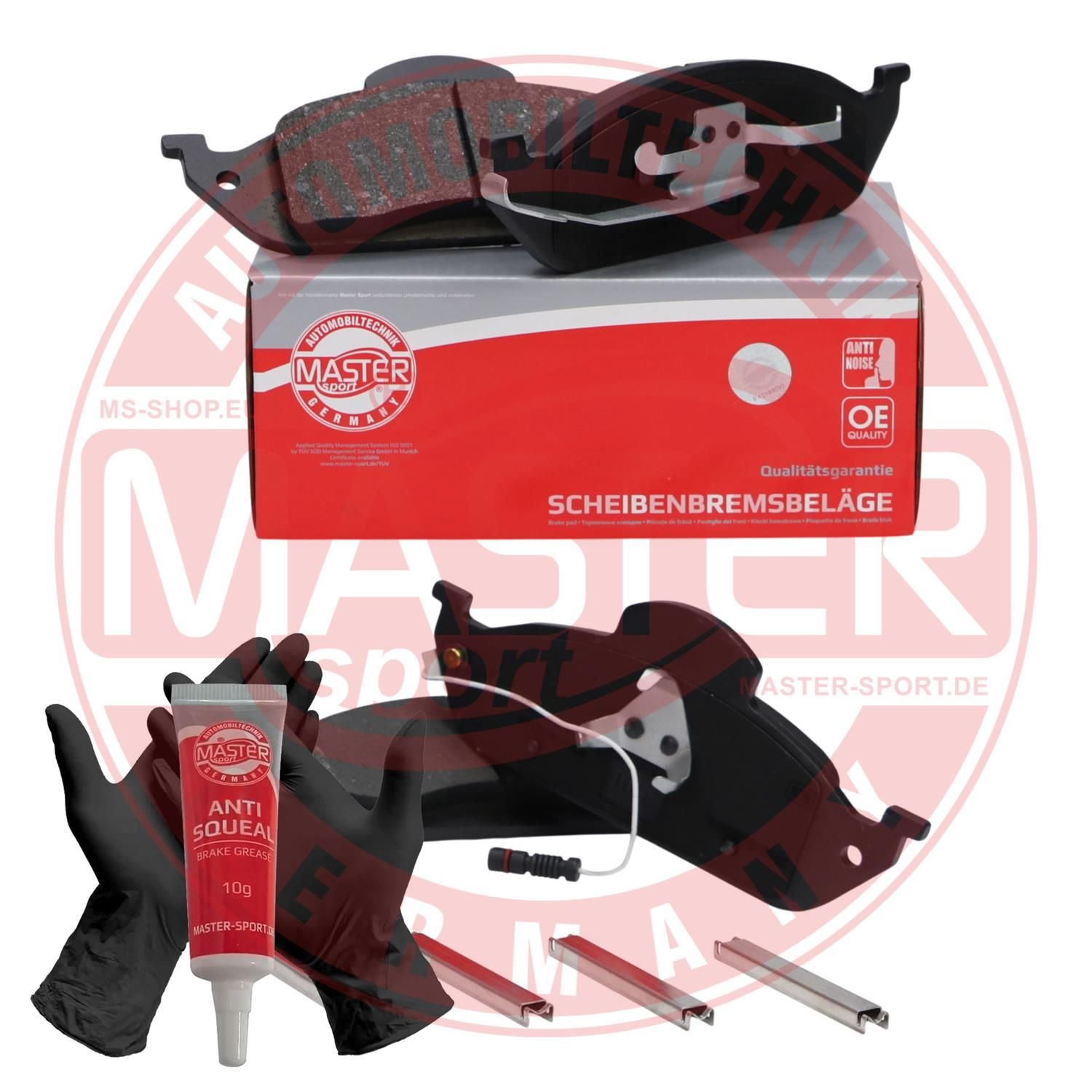 set placute frana,frana disc MASTER SPORT 13046080042N-SET-MS