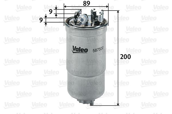 Palivový filter VALEO 587500