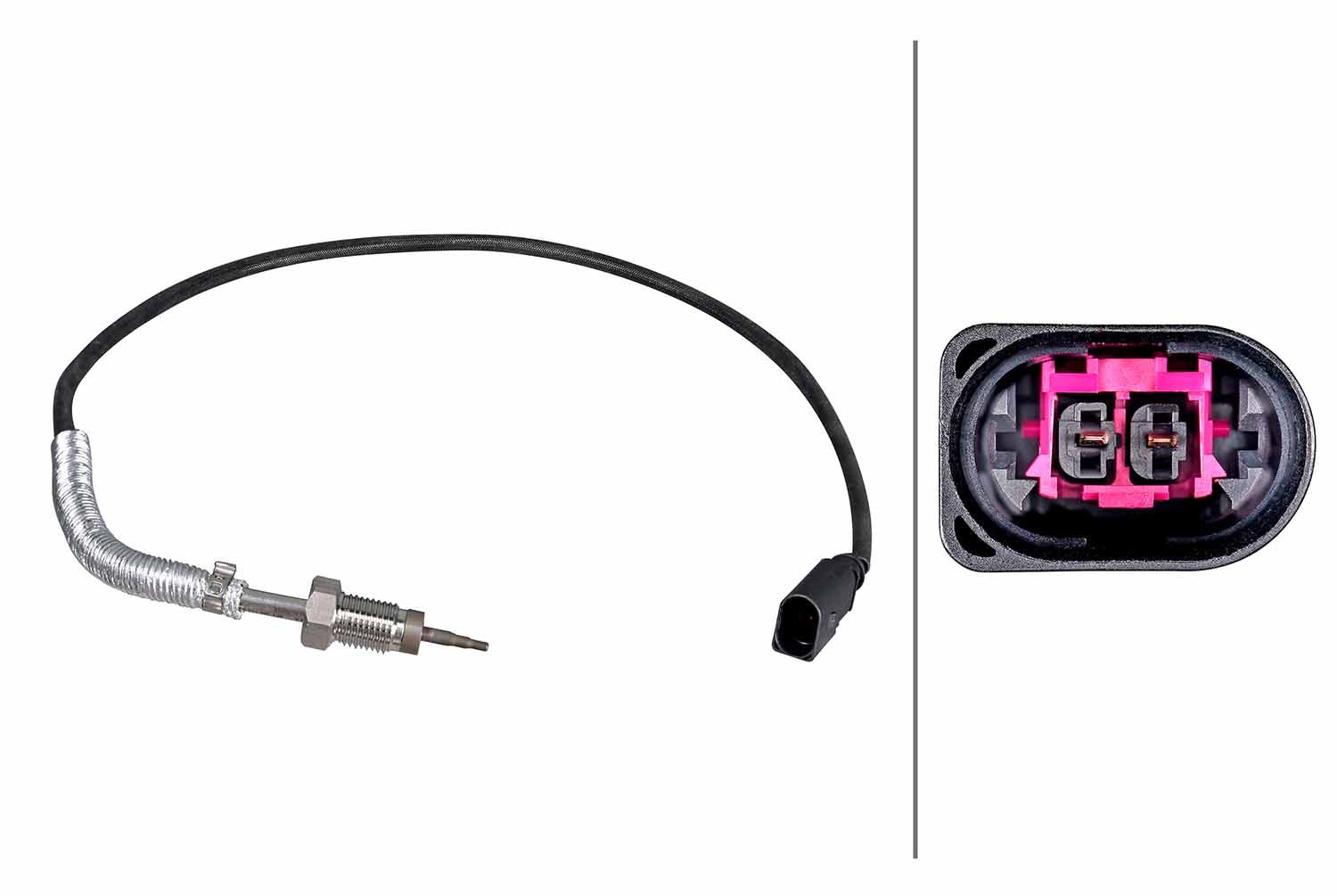 Senzor, temperatura gaze evacuare HELLA 6PT 358 226-631