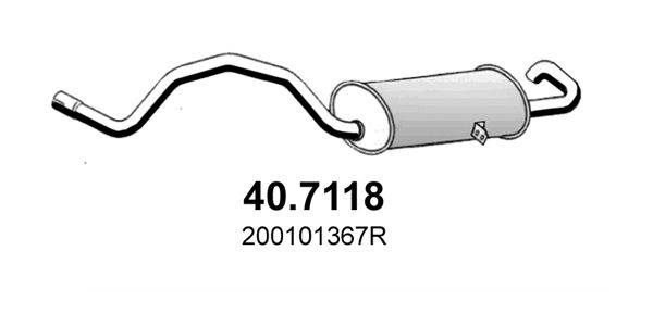 Tłumik końcowy ASSO 40.7118