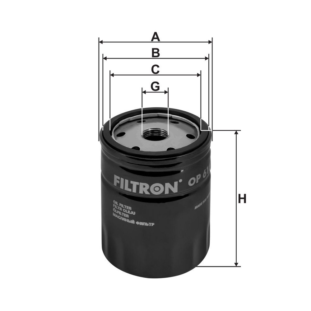 Levně Olejový filtr FILTRON OP 616/2